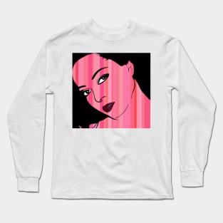 Diana Ross | Pop Art Long Sleeve T-Shirt